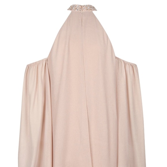 Laundry By Shelli Segal Cold Shoulder Halter Dress - Picture 3 of 4